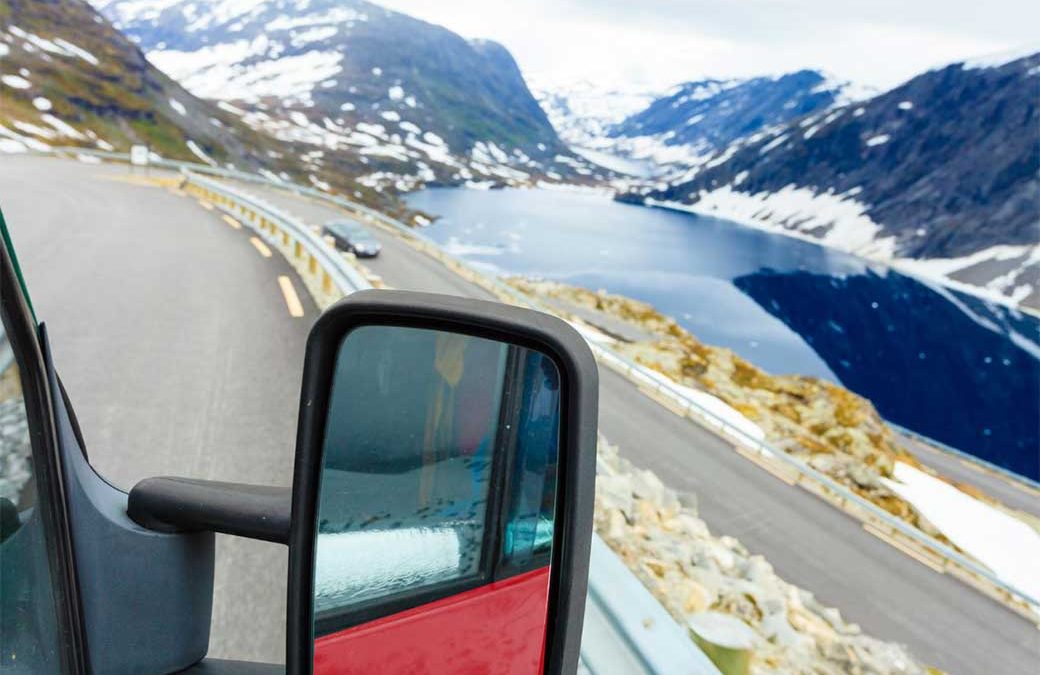 Viajar con una Camper a la nieve