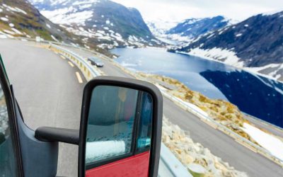 Viajar con una Camper a la nieve